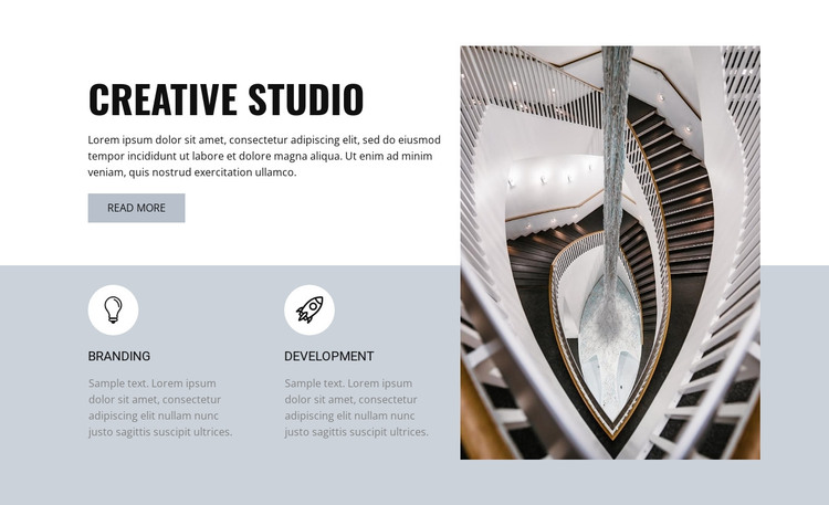 Creativity in appearance HTML Template