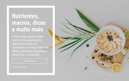 Nutrientes, Macros E Mais