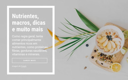 Nutrientes, Macros E Mais