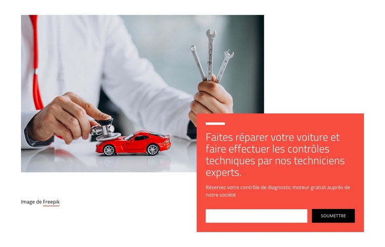 Tests et services de diagnostic automobile Conception de site Web