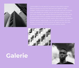 Galerie Avec Photos Et Texte Modèle CSS Gratuit