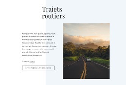 5 Conseils Pour Voyager Sur La Route – Modèle De Site Web Mobile