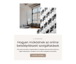 Új Lakások Elrendezése Webhelysablon