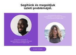 Két Asszisztens HTML Sablon