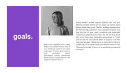 Homepage Sections For Lofty Goals