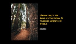 Bieganie Po Lesie Responsywny Szablon CSS