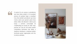 Interior Em Um Novo Estilo - Maquete De Site Profissional Personalizável