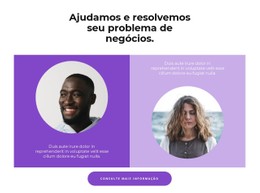 Dois Assistentes Modelo De Design