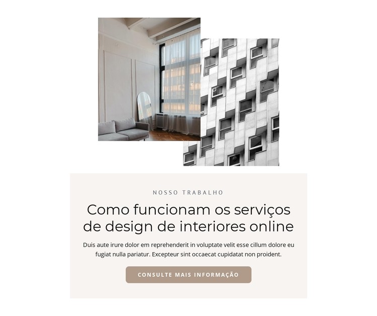 Layout de novos apartamentos Template CSS