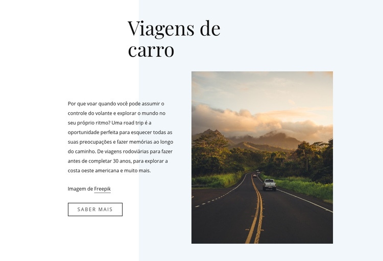 5 dicas para viagens rodoviárias Modelo HTML5