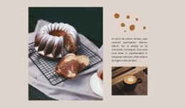 Kaffe Cupcake - HTML-Sidmall