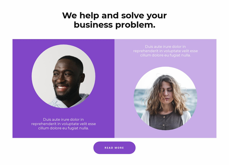 Two assistants Landing Page