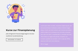 Site-Design Für Finanzierkurse
