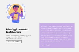 Pénzügyi Tanfolyamok HTML5 És CSS3 Sablon