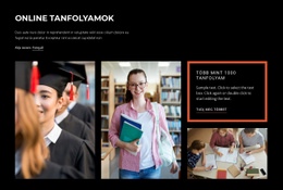 Tanulj Programozást, Marketinget - Professzionális Webhelysablon