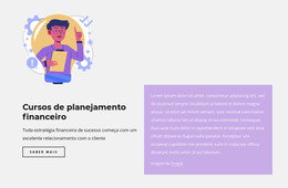 Design HTML Para Cursos De Financiador