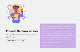 Finansör Kursları - Basit Web Sitesi Şablonu