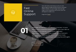 Fast Online Support Simple CSS Template