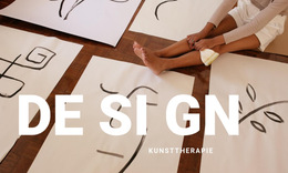 Design Und Kunsttherapie - Kostenlose Website-Vorlage