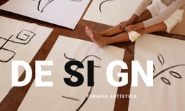 Diseño Y Arteterapia: Plantilla Profesional Personalizable De Una Página