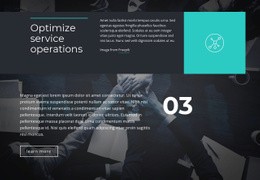 Optimize Service Operations - Beautiful Html Code