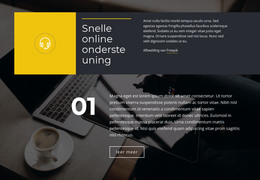 Snelle Online Ondersteuning - Gratis HTML-Sjabloon