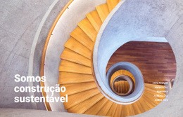 Amostras De Construção Sustentável - Maquete Definitiva De Site