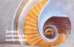 Amostras De Construção Sustentável - Modelo Criativo Multifuncional De Uma Página