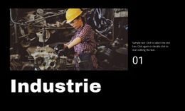 Industrieunternehmen - Funktionale Zielseite