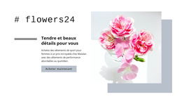 Tendre Et Beaux Détails Design Floral
