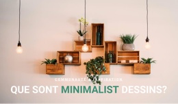 Économiser De L'Espace - Modèle De Fonctionnalité D'Une Page