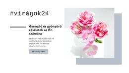 Gyengéd És Gyönyörű Részletek - Reszponzív HTML-Sablon