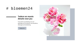 Tedere En Mooie Details - Responsieve HTML-Sjabloon