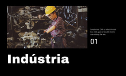 Empresa Industrial - Modelo De Site Simples