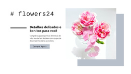 Detalhes Delicados E Bonitos - Tema WordPress Moderno