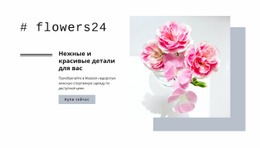 Нежные И Красивые Детали - Website Creator HTML