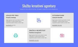 Služby Kreativní Reklamní Agentury – Bezplatná Šablona