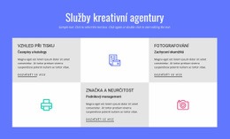 Webová Inspirace Pro Služby Kreativní Reklamní Agentury