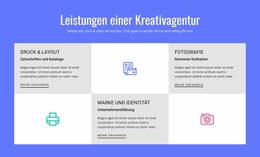 Kreative Werbeagentur Dienstleistungen Unternehmen WordPress