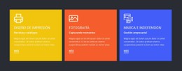 Productos Y Servicios Plantilla De Sitio Web CSS Gratuita