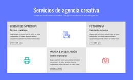 Plantilla De Una Página Más Creativa Para Servicios De Agencia De Publicidad Creativa