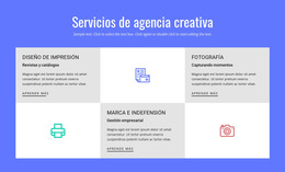 Inspiración Del Sitio Web Para Servicios De Agencia De Publicidad Creativa