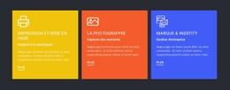 Produits Et Services - Maquette De Site Web Personnalisée