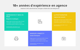 Site Web HTML Pour 10 Ans D'Expérience En Conception