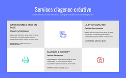 Services D'Agence De Publicité Créative - Code Du Modèle HTML