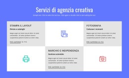 Servizi Di Agenzia Pubblicitaria Creativa - Design HTML Page Online