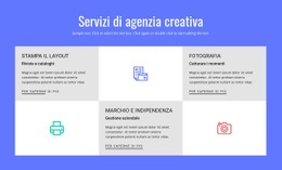 Progettazione Web Gratuita Per Servizi Di Agenzia Pubblicitaria Creativa