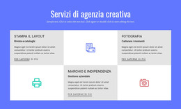 Servizi Di Agenzia Pubblicitaria Creativa - Codice Modello HTML