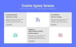 Creative Advertising Agency Services Gratis Sjabloon