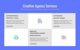 Creative Advertising Agency Services - Design HTML Page Online